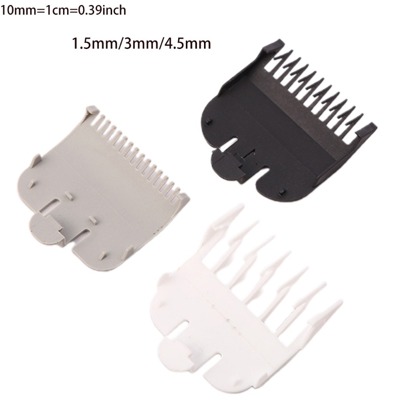 Set 3 Lược Hướng Dẫn Tạo Kiểu Tóc 1 5mm 3mm 4 5mm Dành Cho Tiệm Cắt Tóc YOUYO