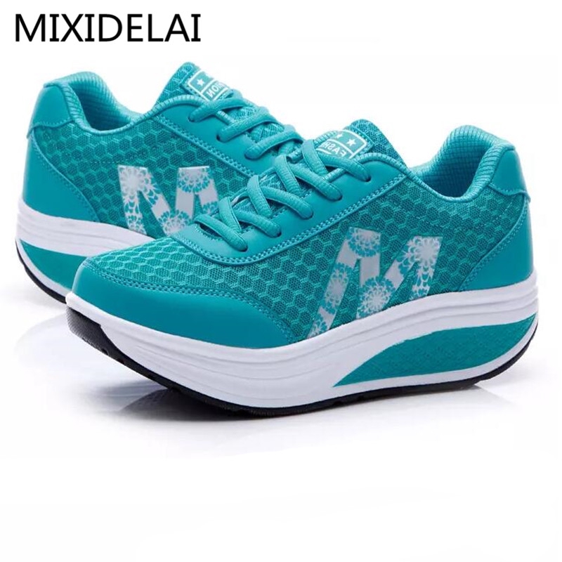 Giày Búp Bê Mềm Mại Phối Lưới Thoáng Khí Thời Trang Mùa Hè 2017 Cho Nữ Size 35-40