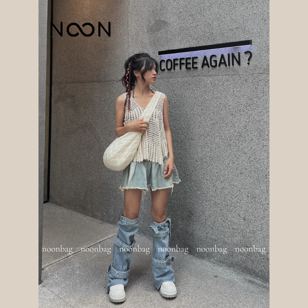 Túi đeo chéo, đeo vai nam nữ unisex NOON lót phao NB48