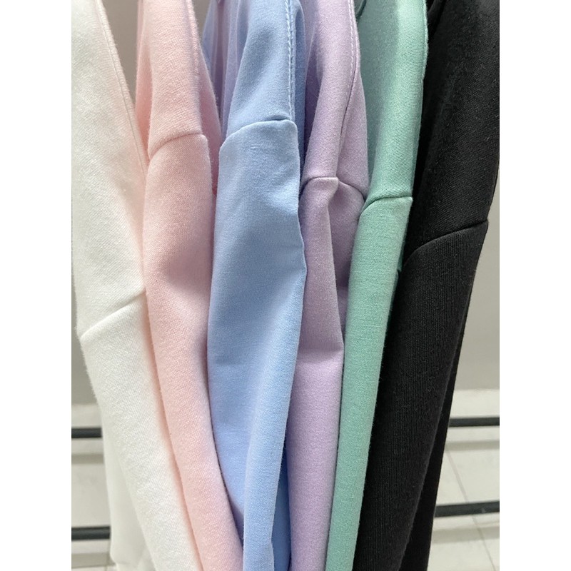 Áo Sweater Basic, ÁO TRƠN NỈ BÔNG TAY DÀI &quot;FREESHIP&quot; From Unisex
