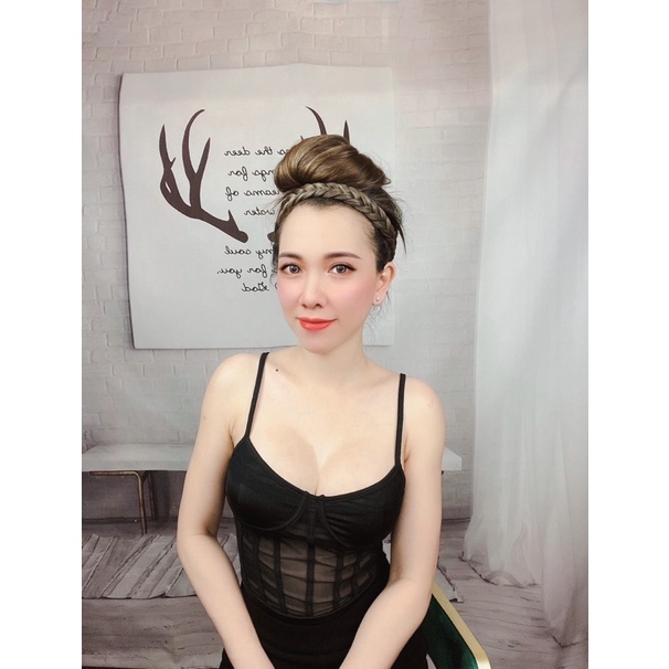 Áo dây liền thân phối lưới xuyên thấu gợi cảm nữ tính😊a29 | BigBuy360 - bigbuy360.vn