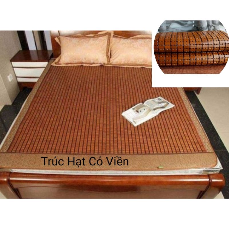 Chiếu Trúc Hạt,Hạt Nhẵn Mịn,Chiếu Trúc Việt Hạt nâu,chiêú sofa,nằm đệm,Chiếu Hạt mát lạnh hơn chiếu điều hoà,sang