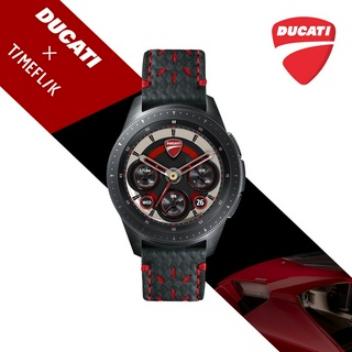 [Chính hãng] Dây da đồng hồ Ducati Carbon Special Edition - Timeflik