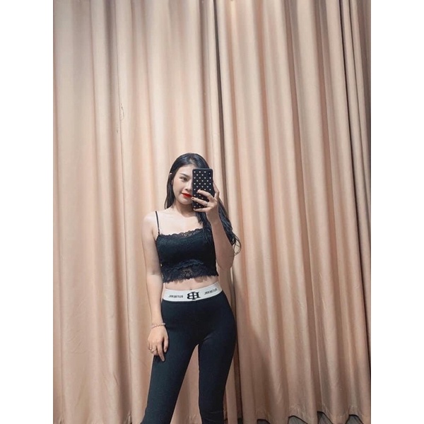 Quần legging len cạp chữ tăm
