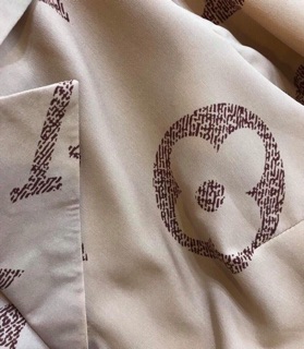 Áo sơ mi cổ vest LV