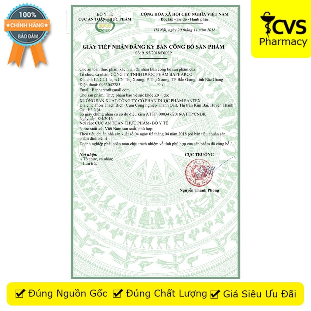Z9 + Pluss Bổ sung vitamin và dưỡng chất cho cơ thể, ăn ngon miệng hơn (20 ống uống) - CVS Pharmacy