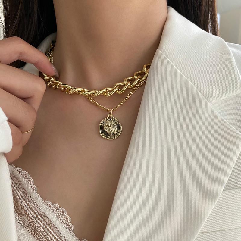 Vòng Cổ Kim Loại Phong Cách Vintage Thời Trang Cho Nữ