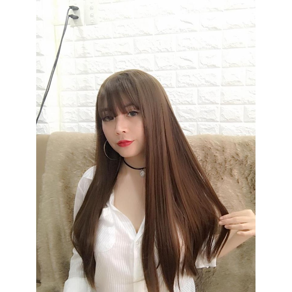 TÓC GIẢ NGUYÊN ĐẦU THẲNG- CHẤT ĐẸP