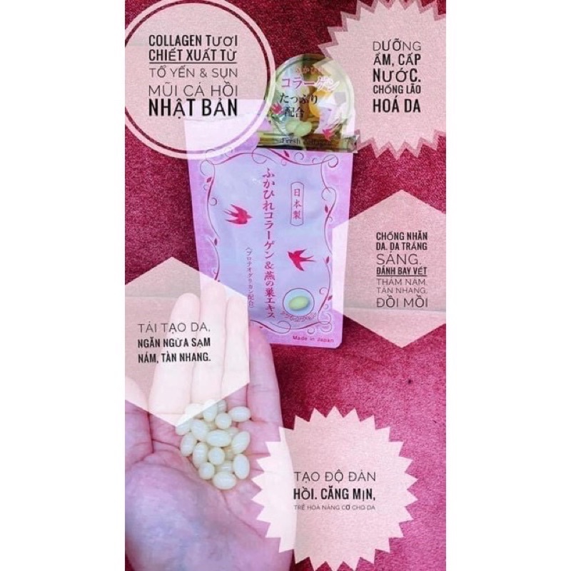 Viên collagen tươi nhật bản