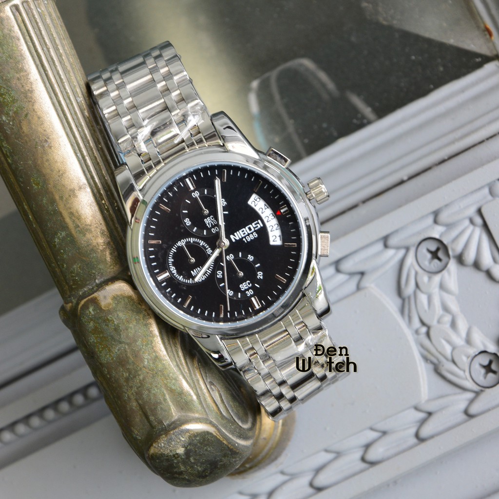 (TẶNG VÒNG TAY) Đồng hồ nam NIBOSI 2353 chính hãng, dây kim loại không gỉ, thép đúc đặc | BigBuy360 - bigbuy360.vn