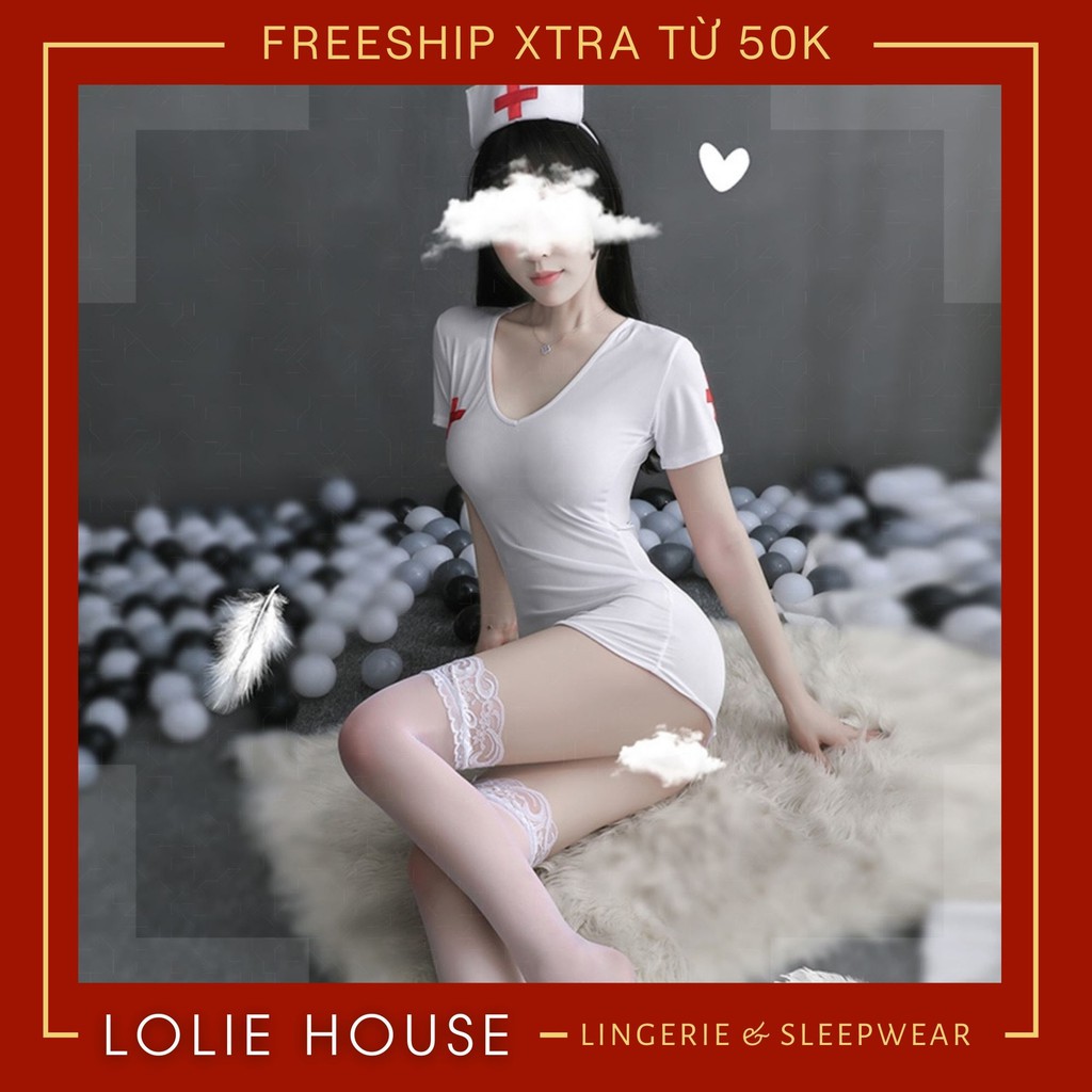 Cosplay y tá sexy gợi cảm - Đồ cosplay sexy y tá anime LOLIE HOUSE - CP28 | BigBuy360 - bigbuy360.vn