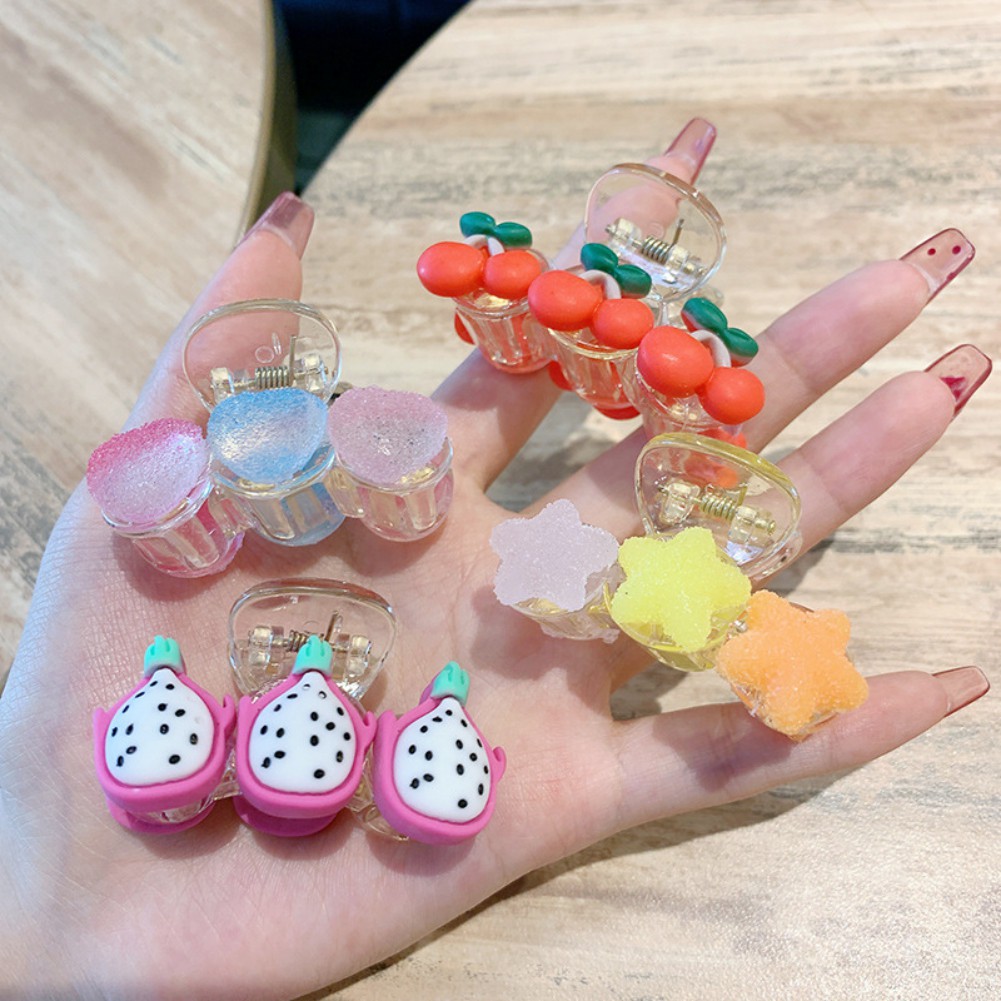 Kẹp tóc mái màu sắc ngọt ngào dễ thương cho bé gái