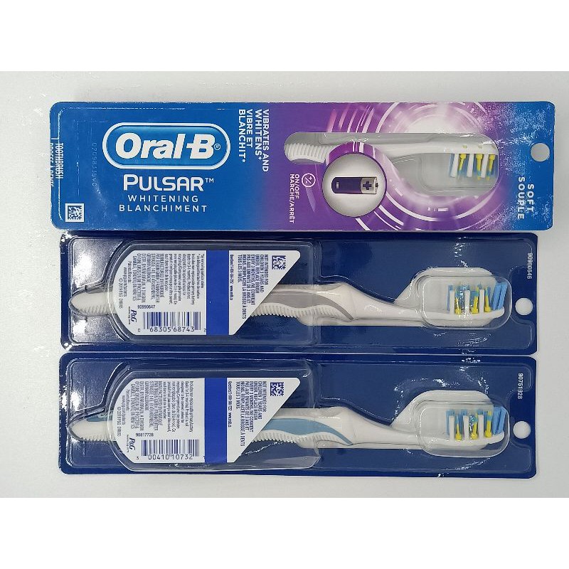 Bàn chải đánh răng chạy pin Oral-B Pulsar của Mỹ