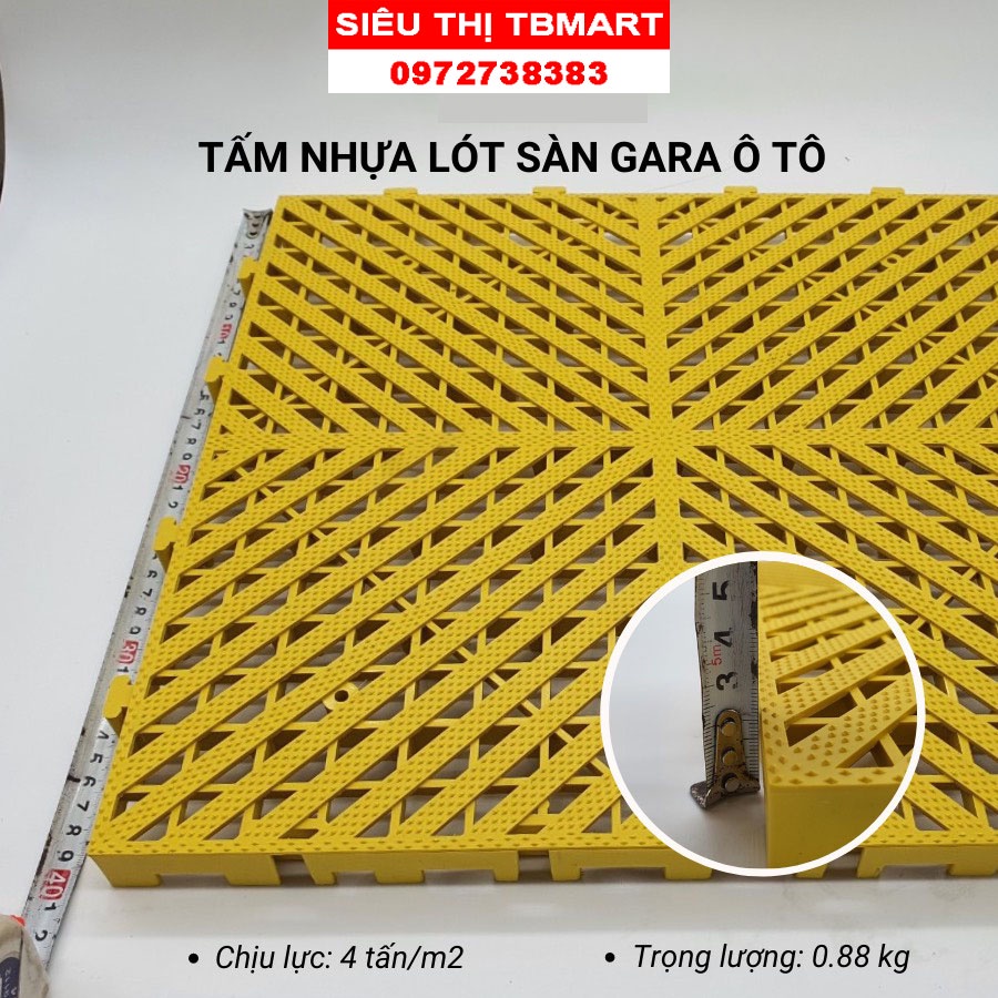 Tấm Thảm Nhựa PP Lót Sàn Cao Cấp Dành Cho Gara, Tiệm Rửa Xe, Tiệm Sửa Xe, Trung Tâm Chăm Sóc Xe Chuyên Nghiệp