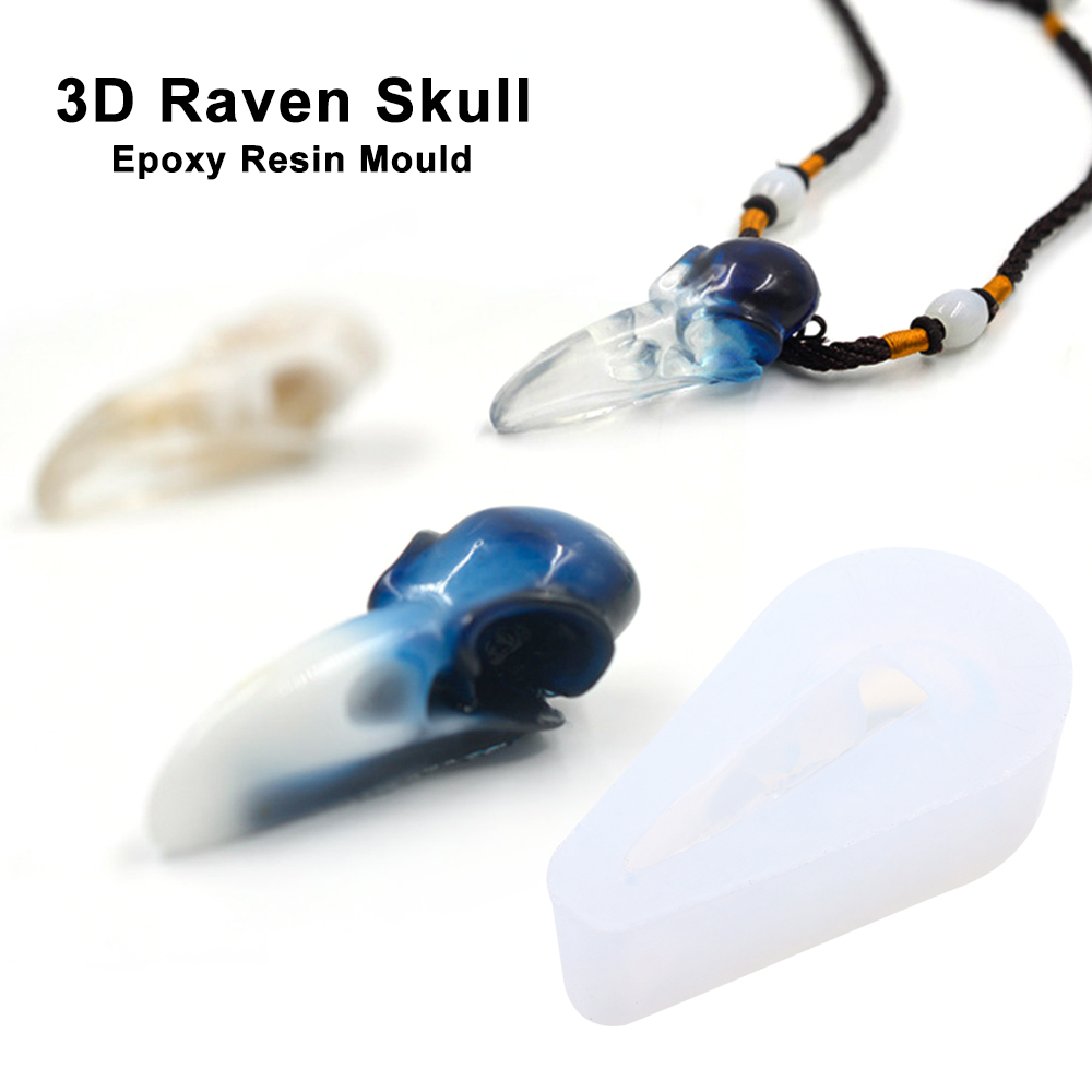 Khuôn Làm Mặt Dây Chuyền Pha Lê / Đá Thạch Anh / Pha Lê / Nhựa Resin Phong Cách Halloween Độc Đáo