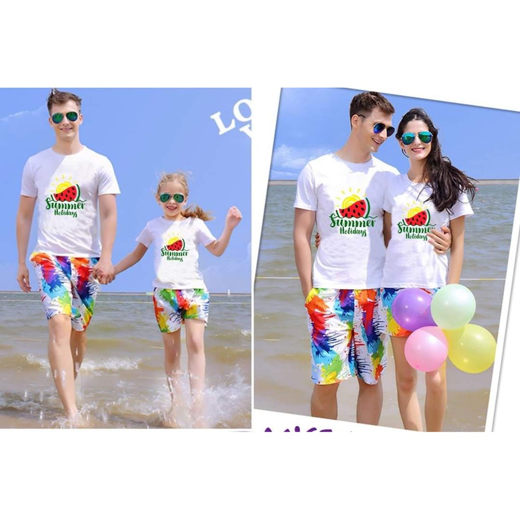 Áo nhóm , Đồ gia đình .Chất liệu thun cotton loại 1 đủ size từ 8 đến 100kg .