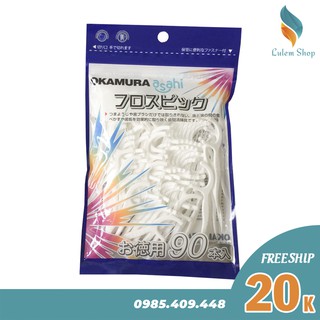 Tăm Chỉ nha khoa Cao Cấp Nhật Bản Okamura Gói 90 Cây