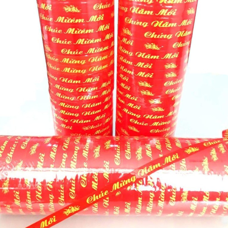 Băng Keo Chúc Mừng Năm Mới 24 Cuộn 1F2
