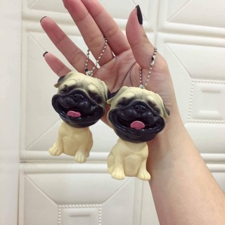 Móc khoá treo túi hình Chó mặt xệ siêu hài 188