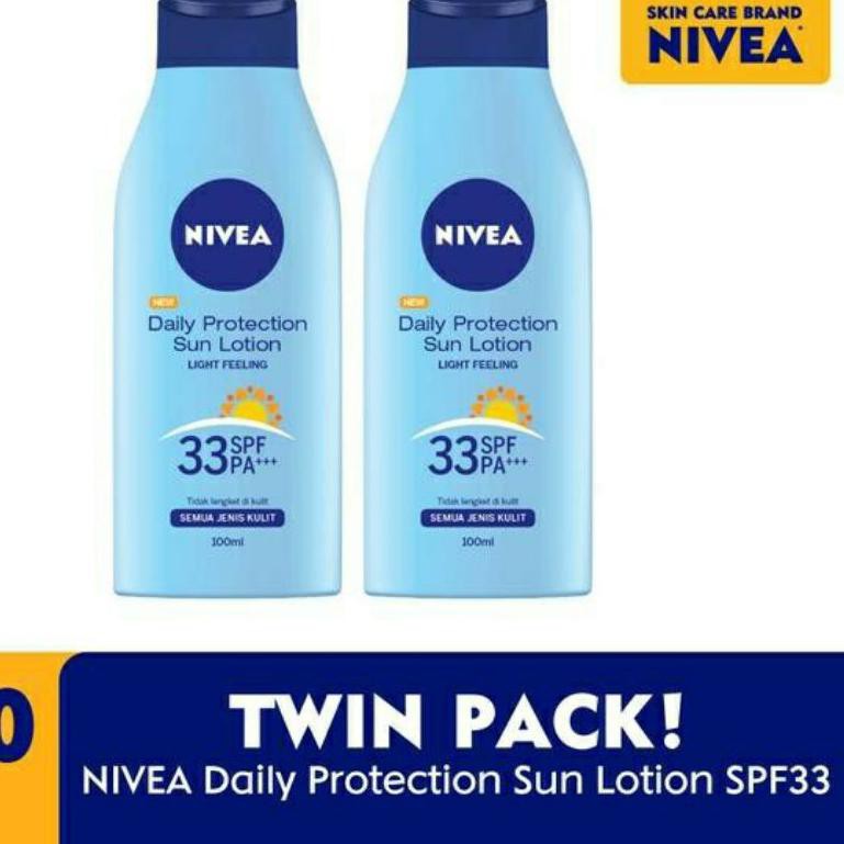 (Hàng Mới Về) Set 2 Kem Chống Nắng Nivea Lki 30j2be Spf 100 Twin Pack