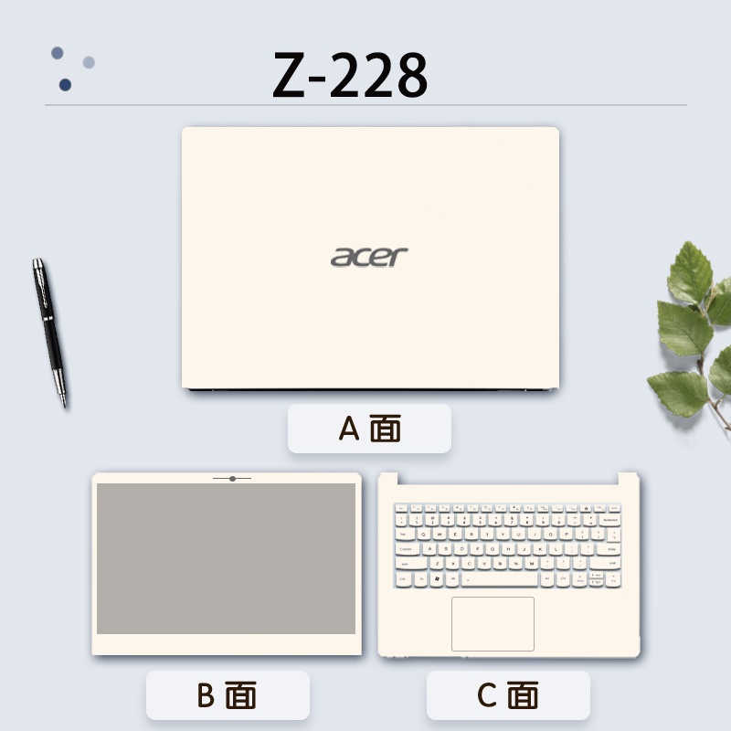 Set 3 Miếng Dán Bảo Vệ Laptop ACER ASPIRE 3 ASPIRE 5 A514 A514-53 A514-54 FUN 2022 S40-54 S40-53