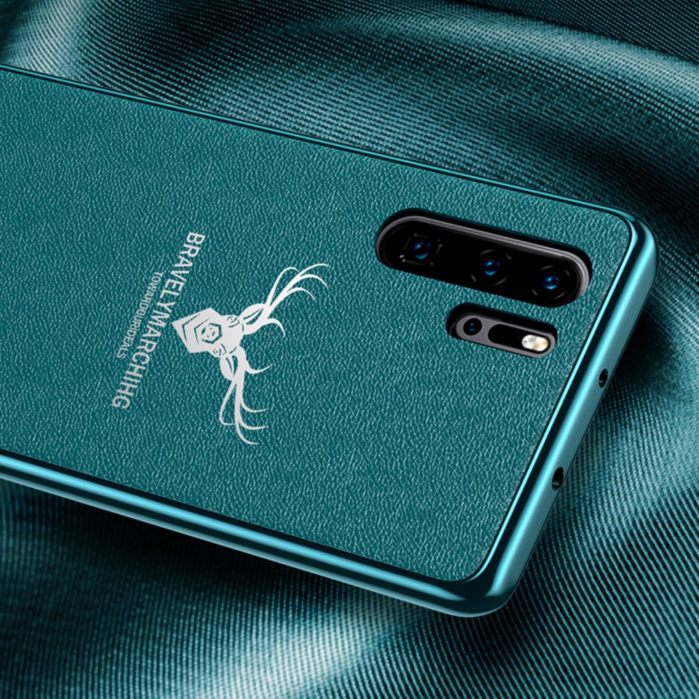 Ốp điện thoại PU viền mạ điện họa tiết đầu hươu cho Huawei MATE20 PRO MATE20X X(5G) MATE30 PRO MATE30(5G) MATE30PRO(5G) | BigBuy360 - bigbuy360.vn