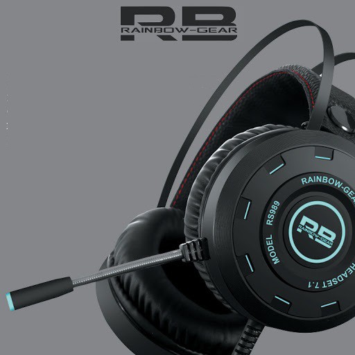 TAI NGHE GAMING 7.1 RAINBOW RS989