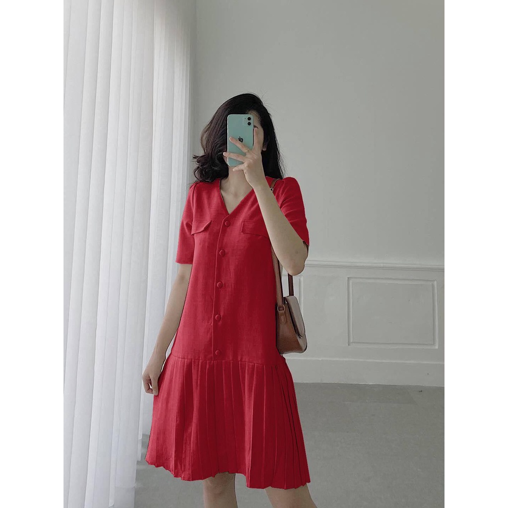 Đầm bigsize. Đầm suông MG105. Inbox để được shop tư vấn size.