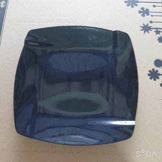 Dĩa vuông melamine DV126,Hình vuông melamine màu đen Bóng -Sang Trọng-Fataco