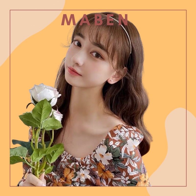 Cài tóc lấp lánh siêu dễ thương đính đá - Maben