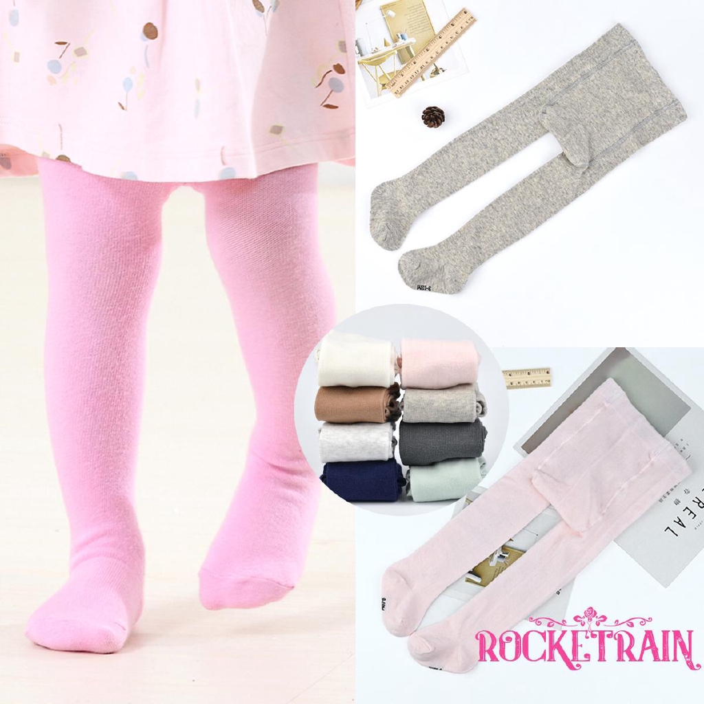 Quần tất cotton giữ ấm cho bé gái