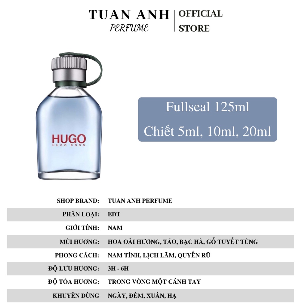 Nước hoa nam chính hãng Hugo Boss Man cao cấp TUANANHPERFUME