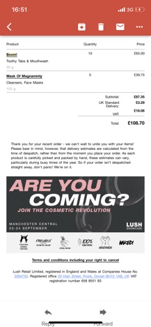 Viên đánh răng Lush (BOOM)