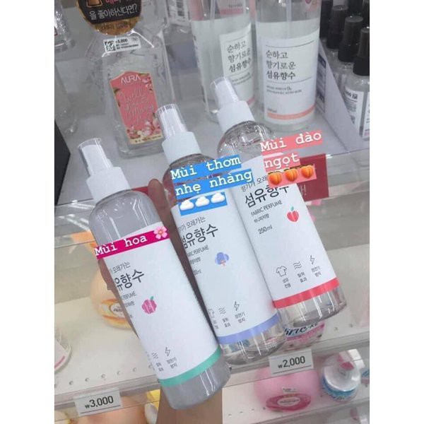 Xịt Thơm Fabric Perfume 250ml - Mẫu Mới 2019 | Thế Giới Skin Care