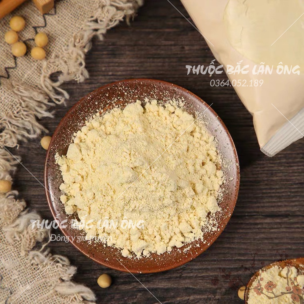 Bột đậu nành rang thơm nguyên chất 500g (Hạt đậu nành hữu cơ tự nhiên)