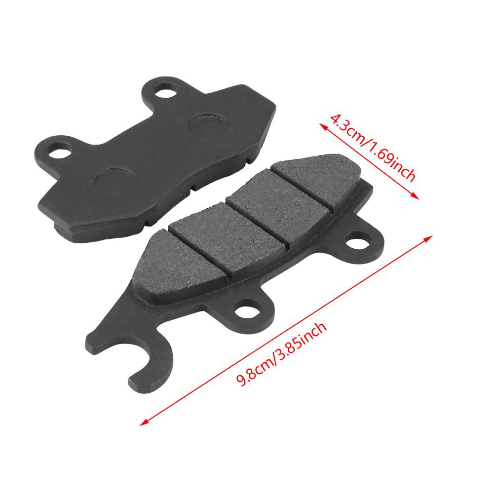 Skej 1 Set of Motorcycle Brake Pads for Kawasaki EX 250 Ninja 250 R 2008-2012 EX 300 Ninja 2013-2016