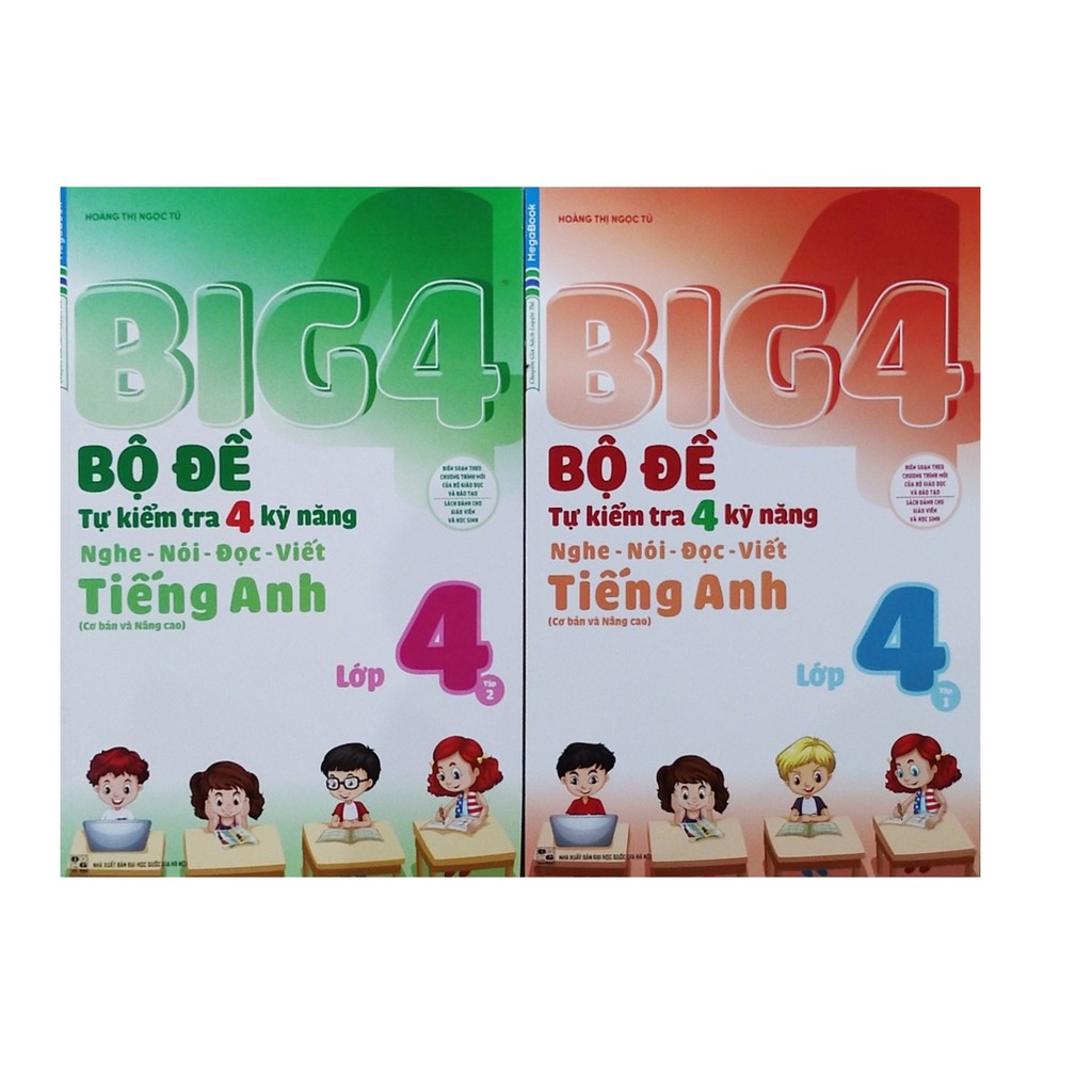 Sách - Big 4 bộ đề tự kiểm tra 4 kỹ năng tiếng anh lớp 4