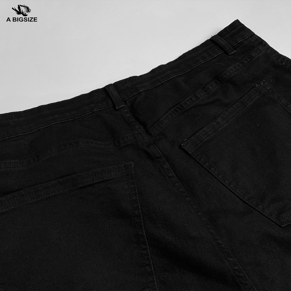 Quần Jean đen Rách gối từ 75 -130kg | BigBuy360 - bigbuy360.vn