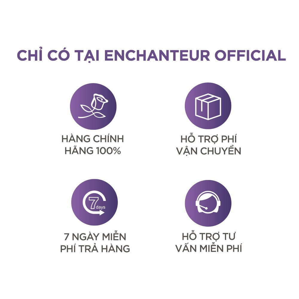 [HB Gift] Dây 5 gói dầu gội nước hoa Enchanteur Sensation (6gr/gói mới)