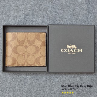 Ví Coach Nam F66551 chính hãng màu nâu