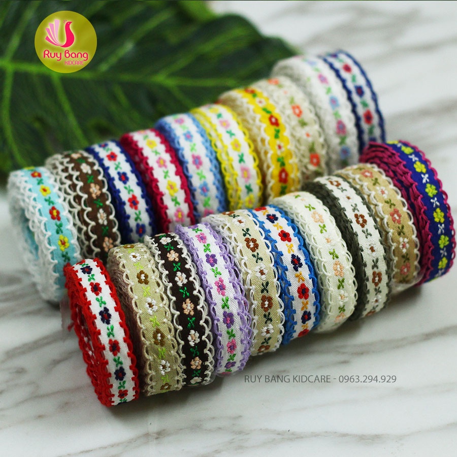 Ruy băng thêu hoa HQ