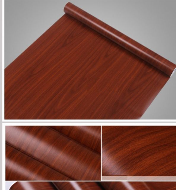 Decal dán tường giả gỗ khổ rộng 120cm