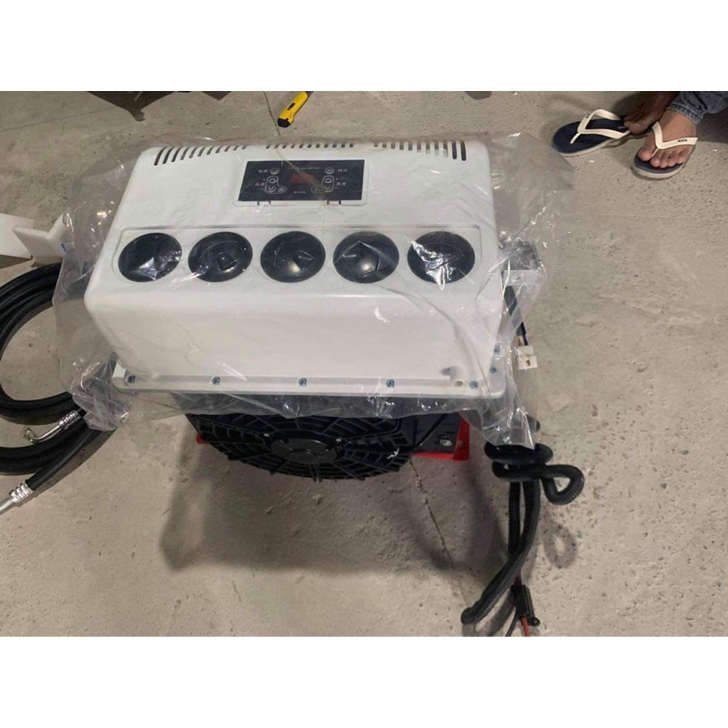 Máy Lạnh, Điều Hoà Cho Xe Tải, Máy Công Trình Chạy Điện Ác Quy 12V, 24V