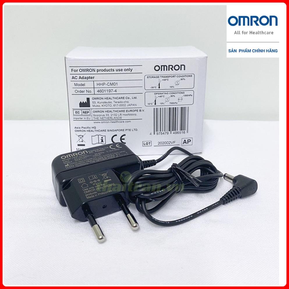 Bộ đổi nguồn chính hãng OMRON AC220V/ 6VDC | Dùng cho máy đo huyết áp tự động bắp tay OMRON [Nhập Khẩu Philippines]