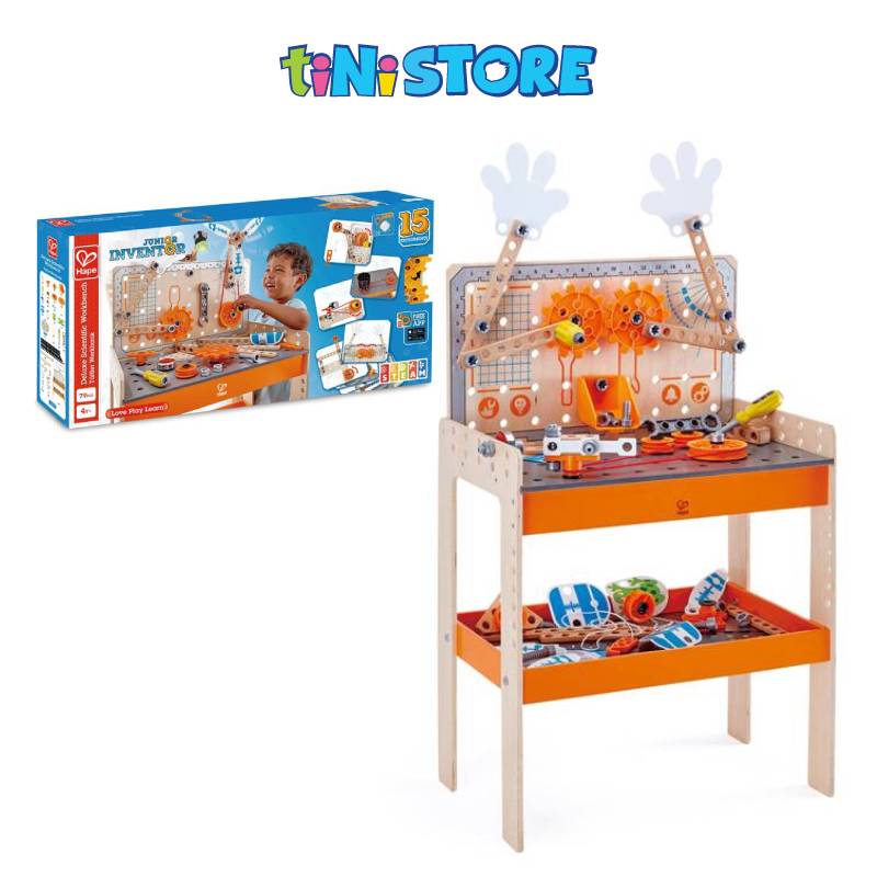 [GIẢM 50%]tiNiStore-Đồ chơi gỗ Hape thiết bị lắp ráp tiNiToy E3027A