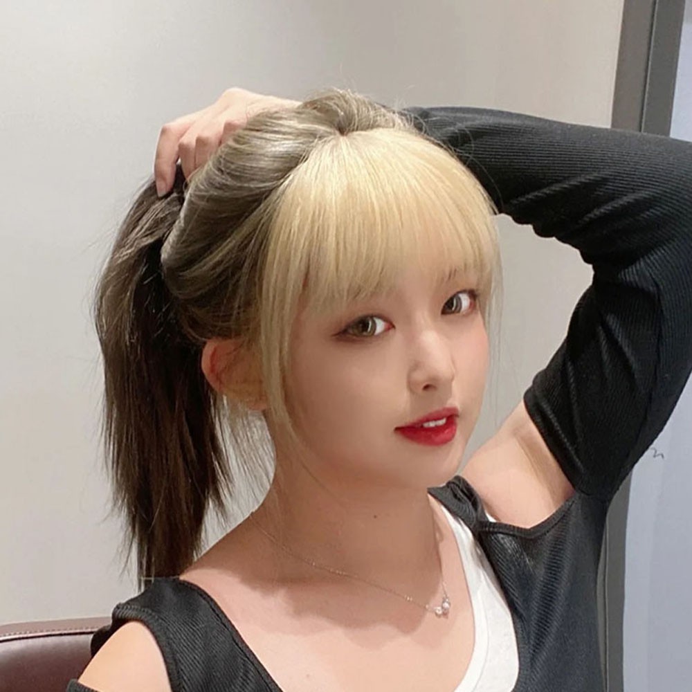 Tóc Giả 3d Bằng Vải Lanh Tự Nhiên Không Đường May Dành Cho Nữ