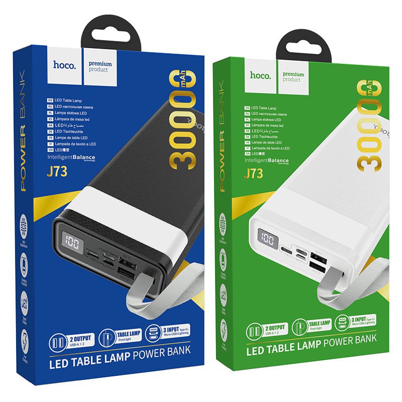 Pin Sạc Dự Phòng 30000mah Hoco J73 Tích Hợp Đèn Bàn Hỗ Trợ Đèn Led - Bảo Hành 12 Tháng 21