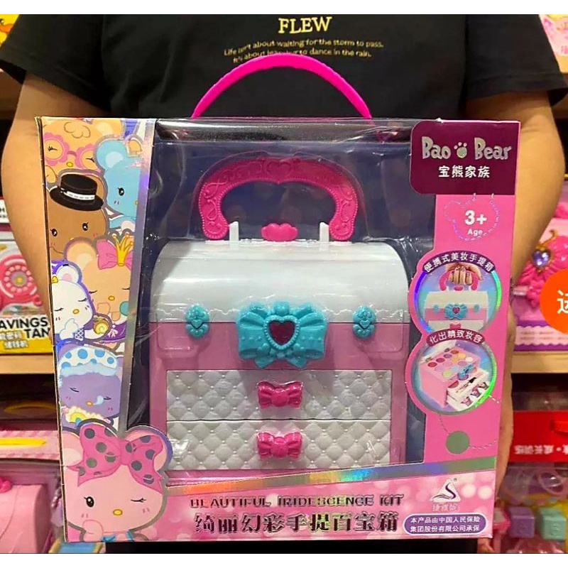 Vali Trang Điểm Và Nail Cho Bé- an toàn- chính hãng- trang điểm được thật