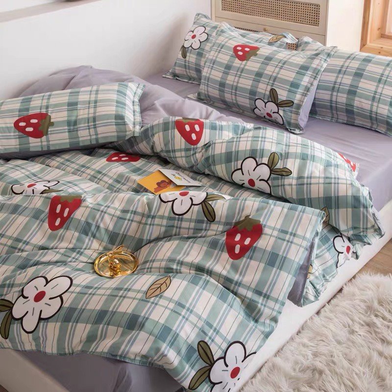 [THANH LÝ] Bộ chăn ga gối cotton poly 4 món | BigBuy360 - bigbuy360.vn