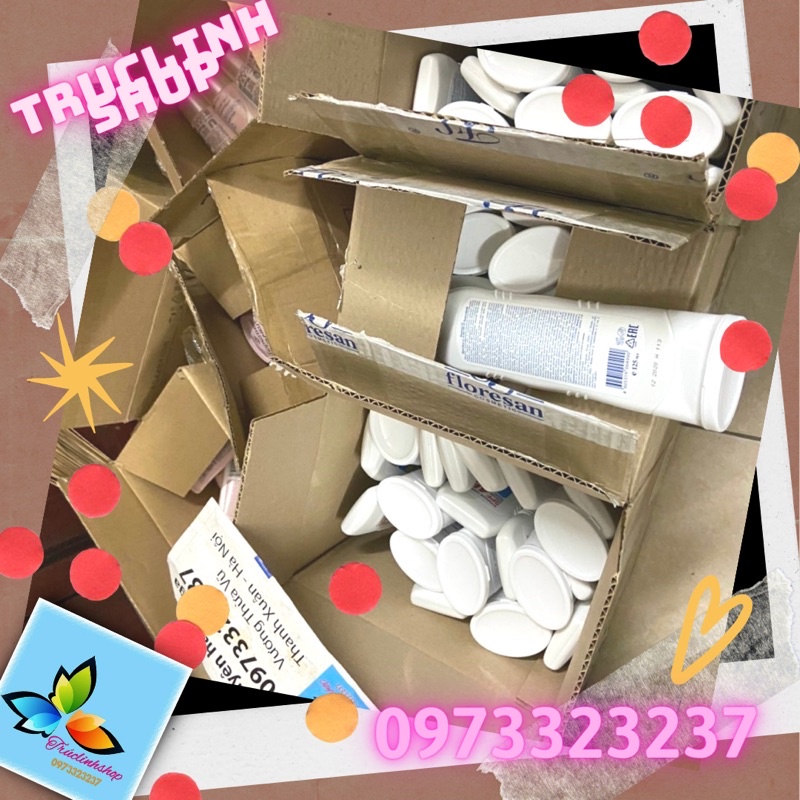 Kem chống nắng Floresan Spf 45+ màu trắng 125ml  Nga